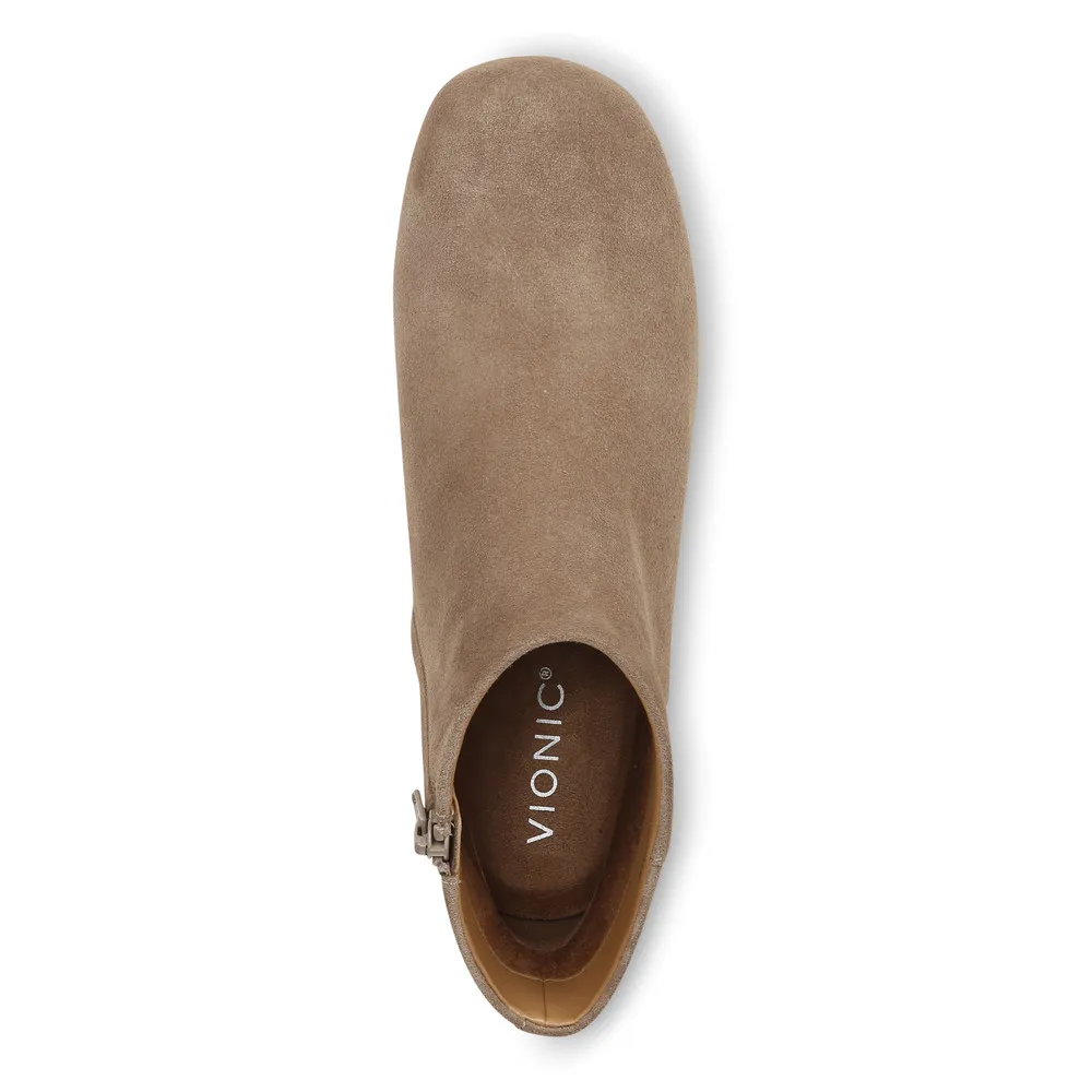 Women’s Vionic Sibley Suede Ankle Boot – Taupe