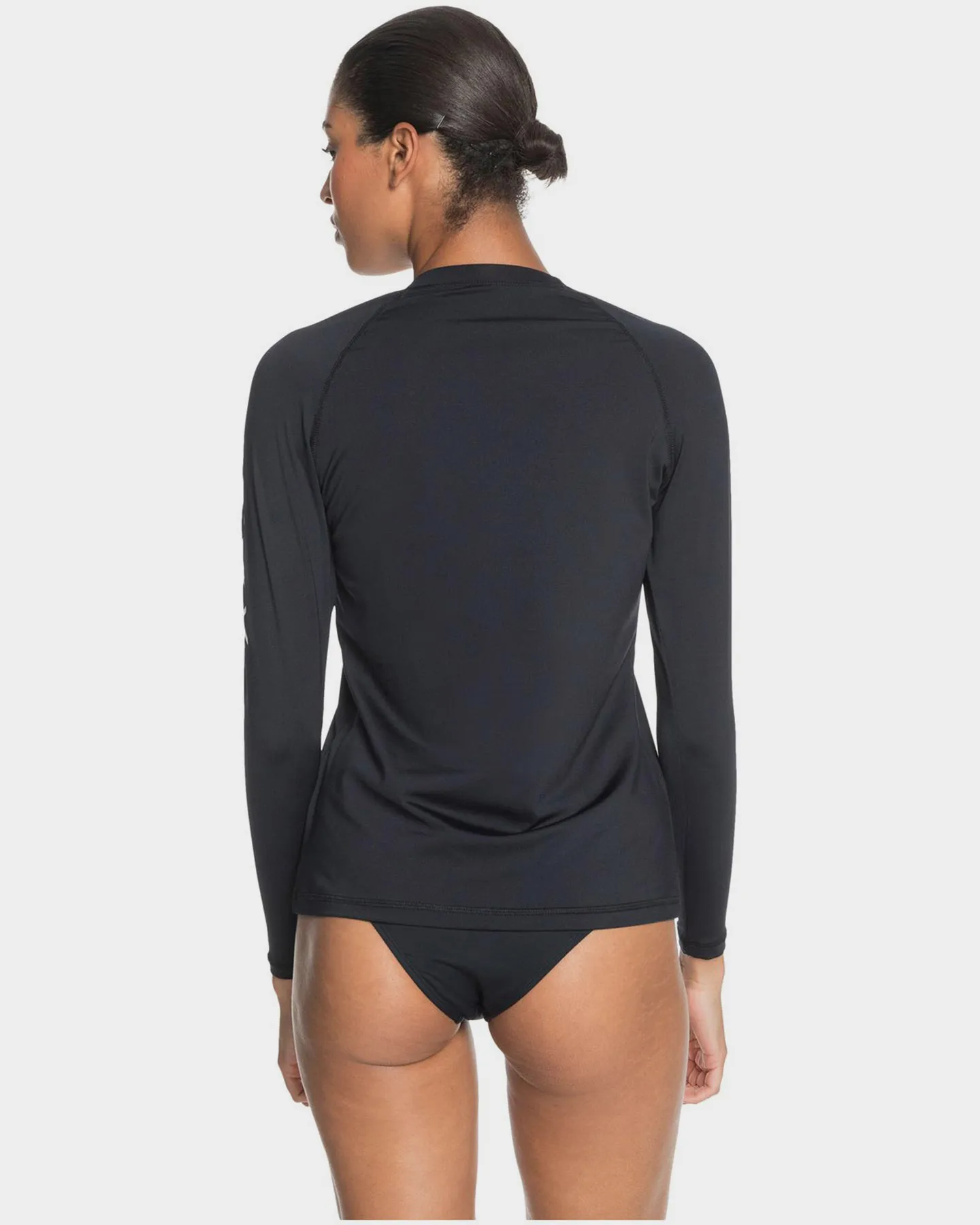 Womens Beach Classics Long Sleeve Upf Rash Vest - Anthracite | SurfStitch