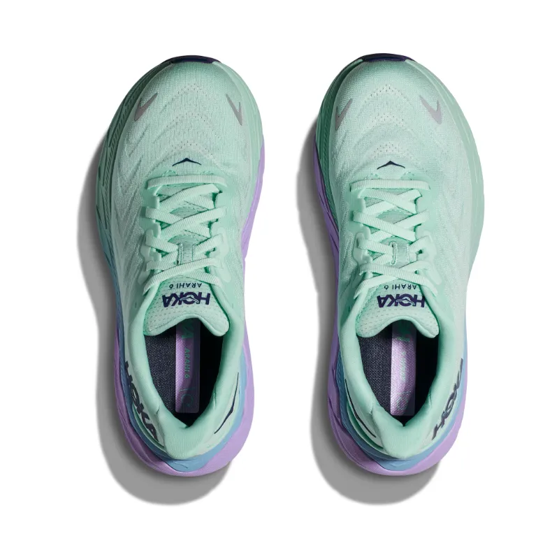 Women’s HOKA Arahi 6 – Sunlit Ocean/Lilac Mist (SOLM)