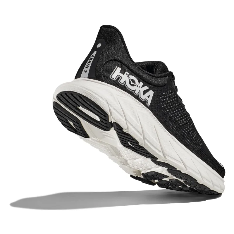 Women’s HOKA Arahi 7 – Black/White (BWHT)