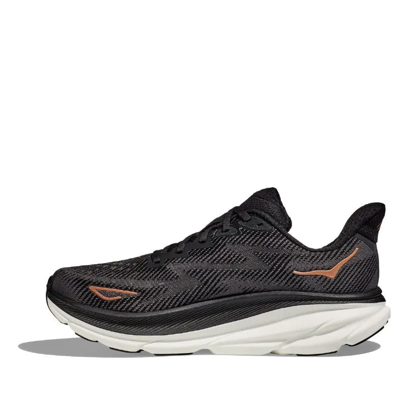 Women’s HOKA Clifton 9 – Black/Copper (BCPPR)