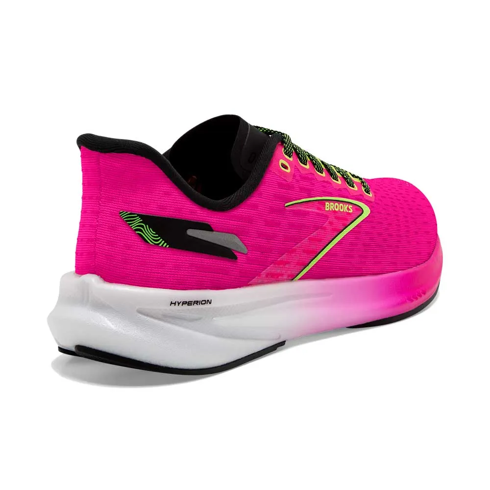Women's Hyperion Running Shoe - Pink Glo/Green/Black - Regular (B)