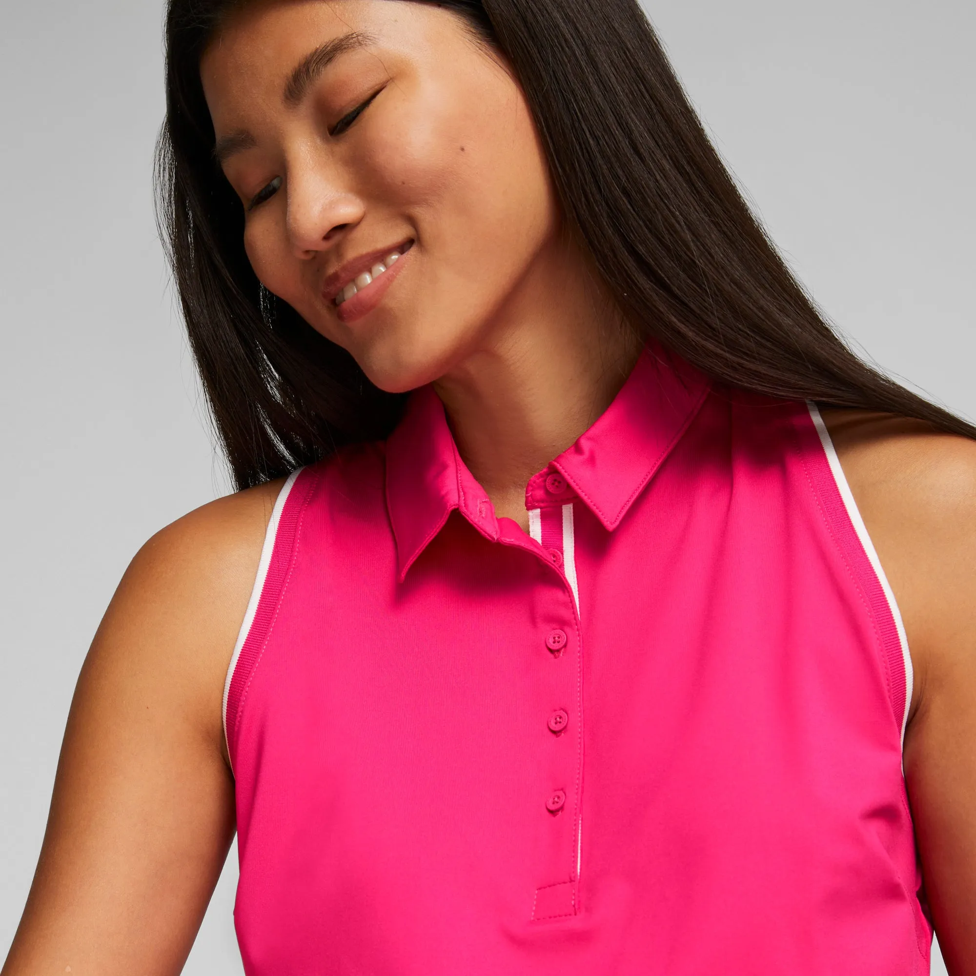 Women's MATTR Peak Sleeveless Golf Polo