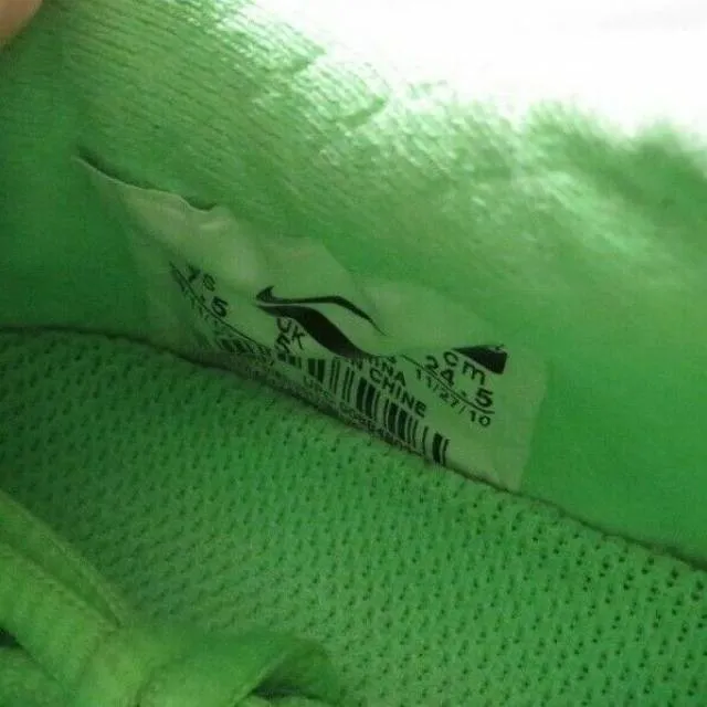 Women's Nike Air Max+ 2011 Black Summit White Neo Lime R...