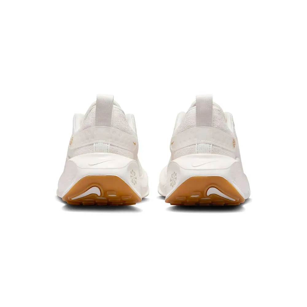 Women's Nike InfinityRN 4 Running Shoe - Phantom/White/Gum Light Brown/Metallic Gold - Regular (B)