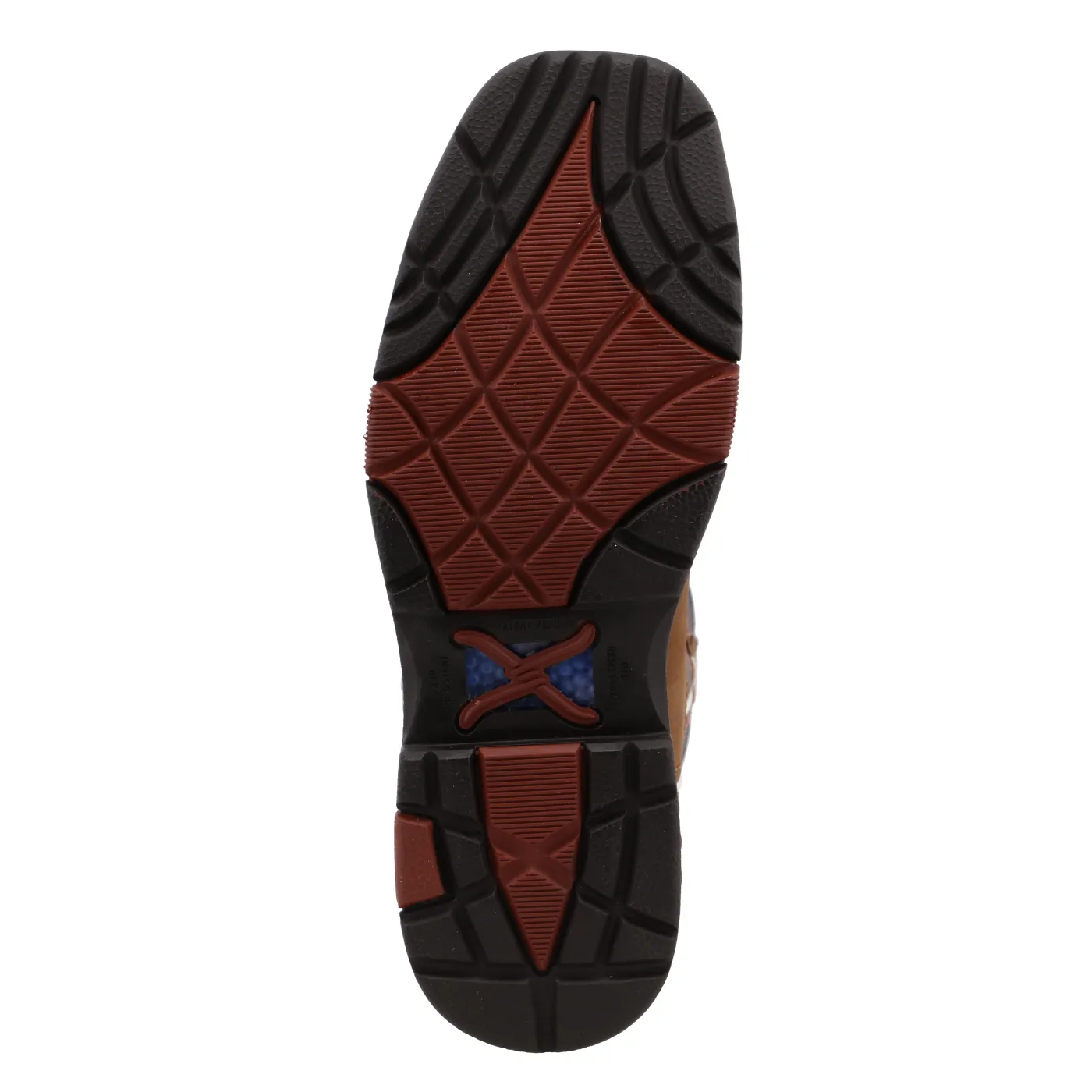 Women’s Twisted X Western Work Boot – Brown & Navy WXBAW01