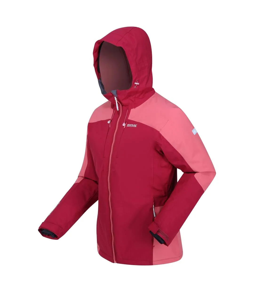 Womens/ladies highton stretch padded jacket rumba red/mineral red Regatta