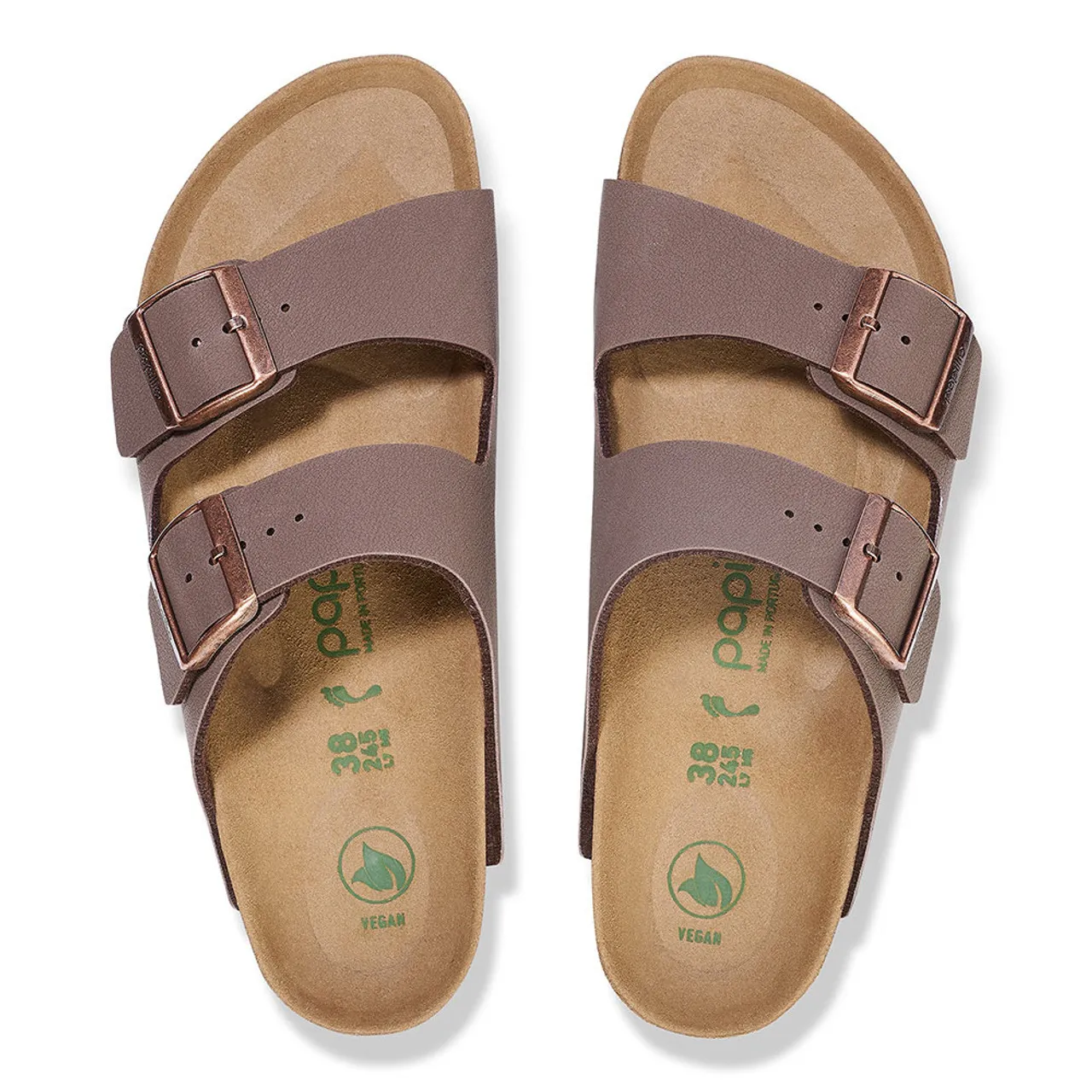 Women's Birkenstock Arizona Platform Vegan Sandals - Mocha