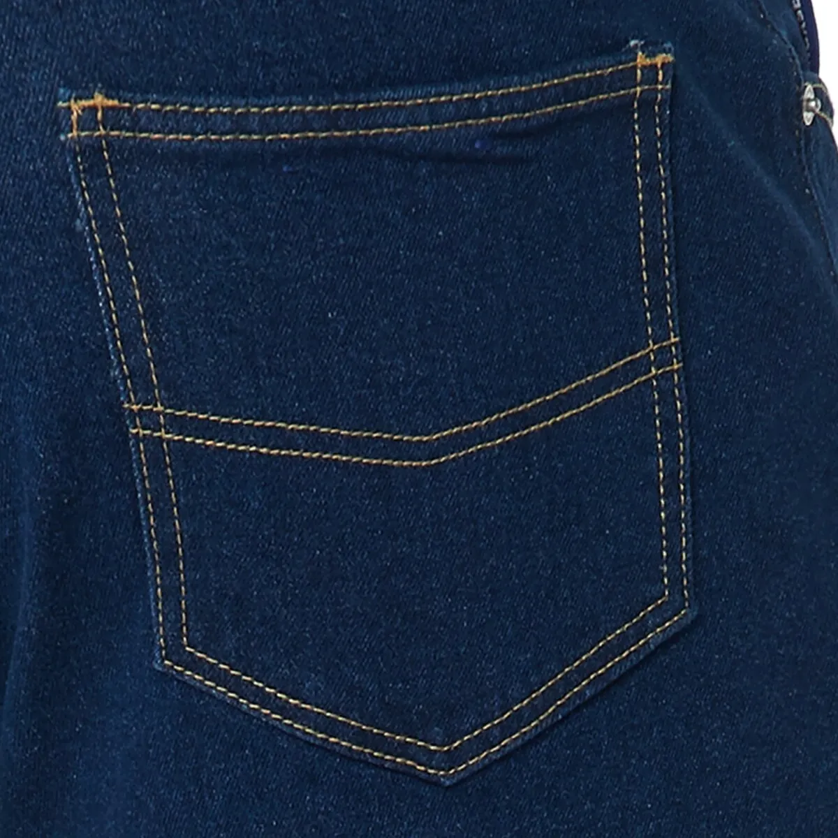 Workhorse MJE002 Men's Stretch Denim Work Jeans - Cotton - Elastane - Navy - 72R
