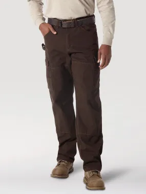 WRANGLER RIGGS WORKWEAR RIPSTOP RANGER CARGO PANT IN DARK BROWN SIZE 36X30