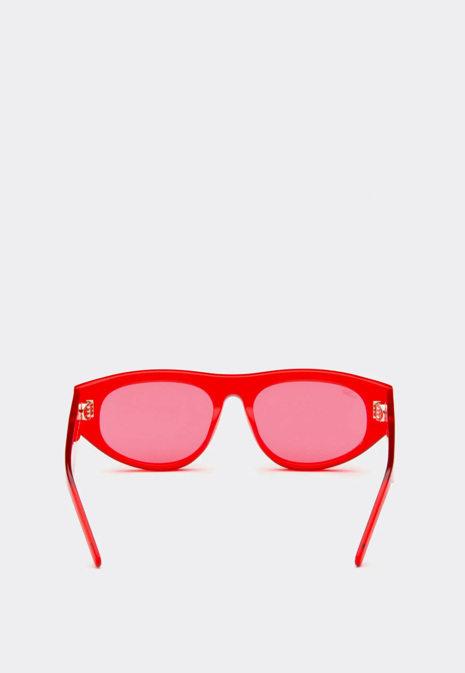 X Bricks & Wood Halldale Sunglasses - Red/Red