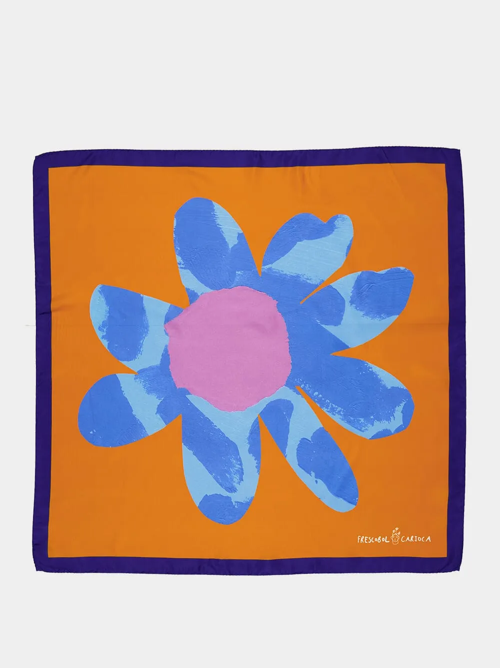 x John Booth Blue Lucia Scarf