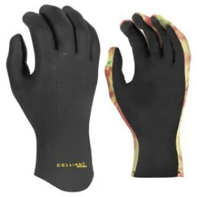 Xcel CompX 2mm 5 Finger Adult Gloves - Black