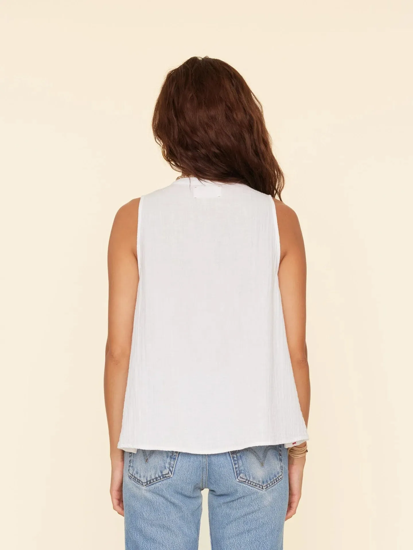 Xirena TISH Sleeveless Top in White 