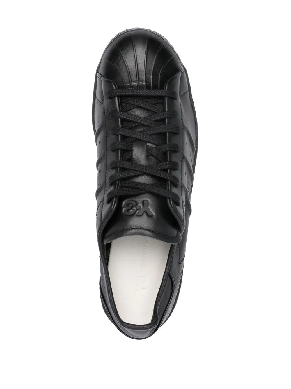 Y 3    Y 3 Superstar Leather Sneakers