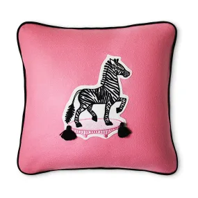 Yolanda the Zebra Decorative Pillow - Willa Heart Collection