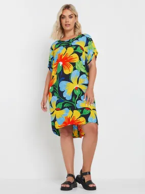 Yours Curve Tunic Dress - Multi